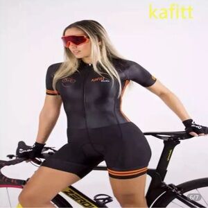 KAFITT Coquette Cycling MTB Triathlon Sexy Comfy Onepiece Breathable Kit Size S